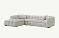 Bellagio Oatmeal Corner Sofa With Chaise