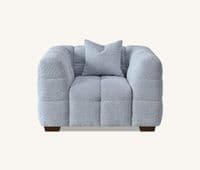 Bellagio Sofa Range in Pearl Boucle Fabric