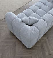 Bellagio Sofa Range in Pearl Boucle Fabric