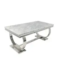 Carleti Chrome Base Dining Table 180cm