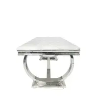 Carleti Chrome Base Dining Table 200cm