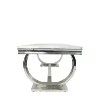 Carleti Chrome Base Dining Table 200cm