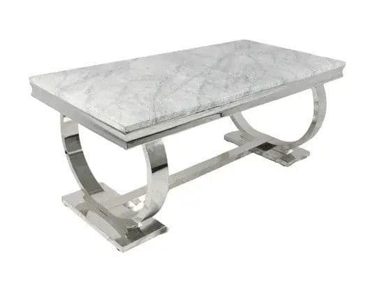Carleti Chrome Base Dining Table 200cm