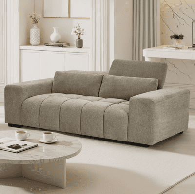 Casalino 3 - Seater Sofa - Caramel