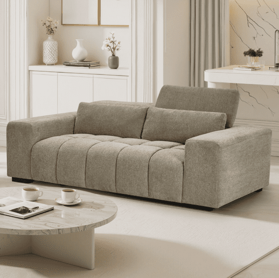 Casalino 3 - Seater Sofa - Caramel
