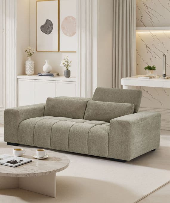 Casalino 3 - Seater Sofa - Caramel