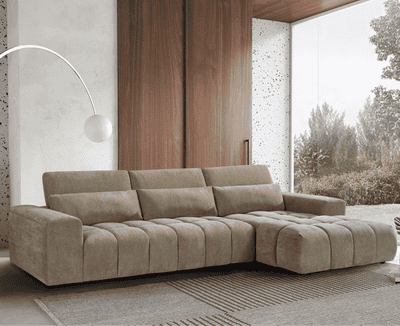 Casalino Large Chaise - Caramel