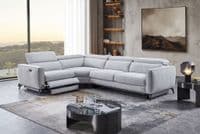 Catona Modular Corner Electric Recliner + Sofa Bed - Grey
