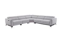 Catona Modular Corner Electric Recliner + Sofa Bed - Grey