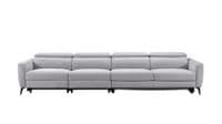 Catona Modular Corner Electric Recliner + Sofa Bed - Grey