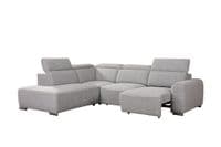 Cavello Electric Corner Sofa Bed-Grey with Remote