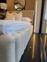 Cloud Boucle Bed Bespoke