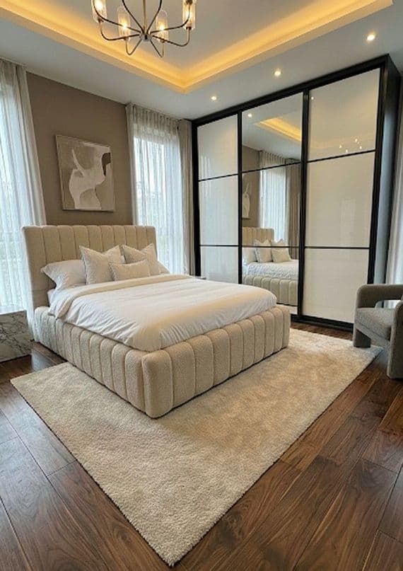 Cloud Boucle Bed Bespoke