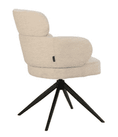 Flora - Greige 360° Auto Swivel Return Dining Chair