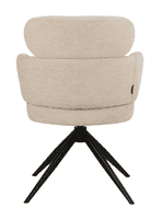 Flora - Greige 360° Auto Swivel Return Dining Chair