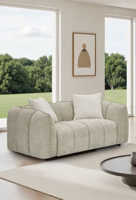 Forenza Beige Sofa 2 - Seater