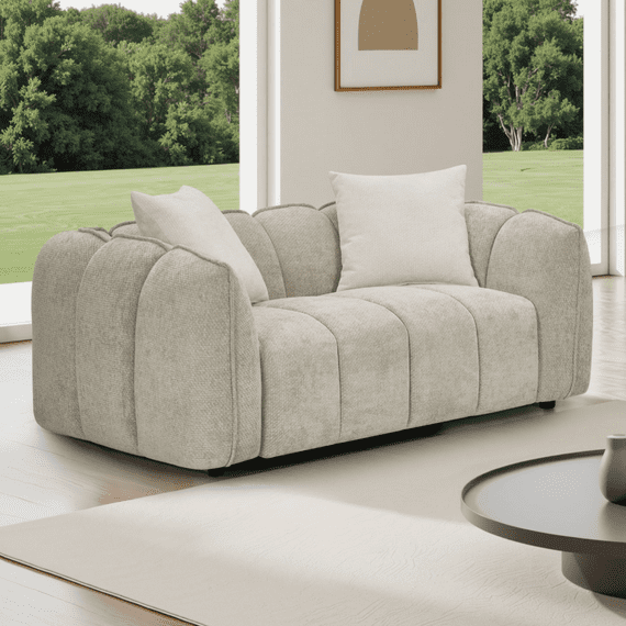 Forenza Beige Sofa 2 - Seater