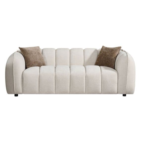 Forenza Cream Sofa 3 - Seater