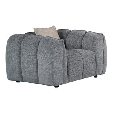 Forenza Dark Grey Sofa - Armchair