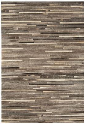 Gaucho Stripe Dark Grey Cowhide