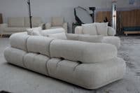 Giovanna Corner Sofa Modular & Smart Speaker System - Boucle Oatmeal