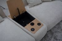 Giovanna Corner Sofa Modular & Smart Speaker System - Boucle Oatmeal