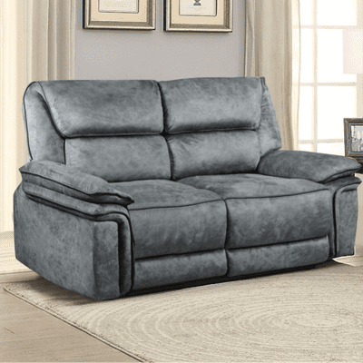 Kingsbridge 2 Seater Recliner Sofa - Charcoal Grey