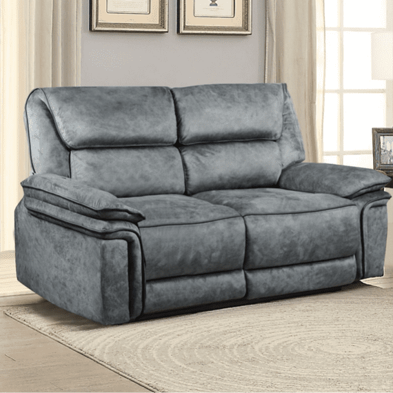 Kingsbridge 2 Seater Recliner Sofa - Charcoal Grey