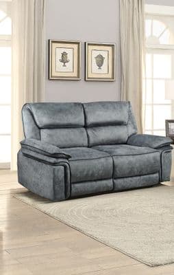 Kingsbridge 2 Seater Recliner Sofa - Charcoal Grey
