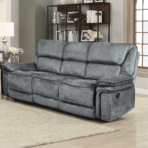 Kingsbridge  3 Seater Recliner Sofa - Charcoal Grey