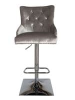 Knightsbridge Barstool - Shimmer Grey