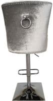 Knightsbridge Barstool - Shimmer Grey