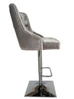 Knightsbridge Barstool - Shimmer Grey