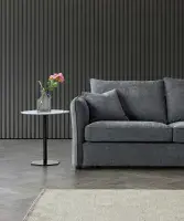 Lazio Corner Chaise in Charcoal Boucle