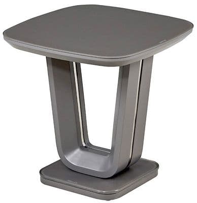 Lazzaro Lamp Table - Graphite Grey