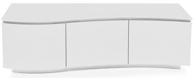 Lazzaro TV Cabinet with LED - White Gloss