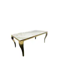 Lorenzi Gold Base Dining Table 180cm