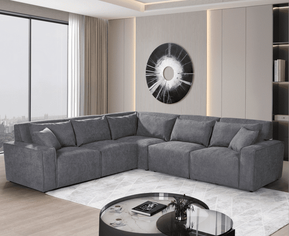 Loretto Corner Sofa - Grey