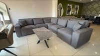 Loretto Corner Sofa - Grey - Display