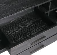 Midnight 2 Door Drinks Cabinet - ONE ONLY