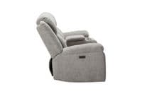 Morello Electric Recliner 2 Seater + Centre Console - Grey