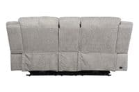 Morello Electric Recliner 2 Seater + Centre Console - Grey