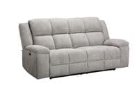 Morello Electric Recliner 3 Seater - Grey