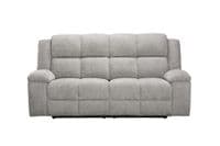 Morello Electric Recliner 3 Seater - Grey