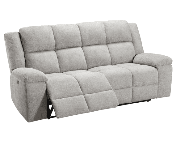 Morello Electric Recliner 3 Seater - Grey