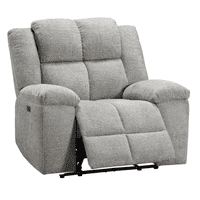 Morello Electric Recliner Armchair - Grey