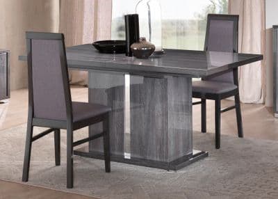 Napoli Grey Italian Extending Dining Table