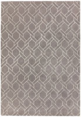 Nexus Fine Lines Grey/ Silver Rug