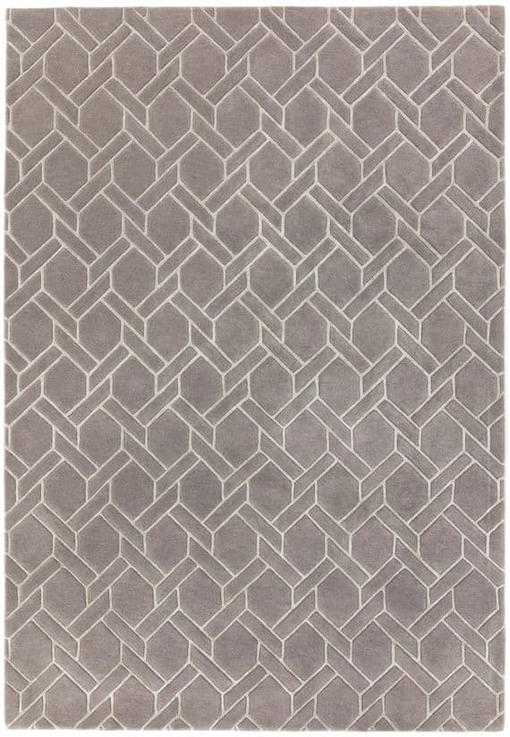 Nexus Fine Lines Grey/ Silver Rug