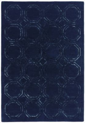 Nexus Octagon Navy Rug